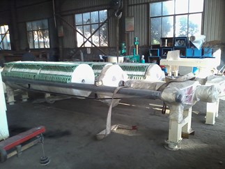 Máy ép bùn hồ đất sét